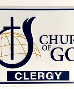 Church of God License Plate - Clergy