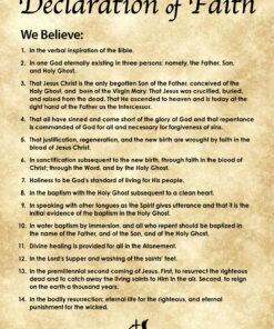 Declaration Of Faith Magnet