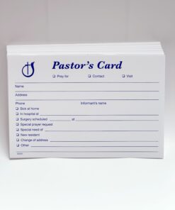 Pastors Card