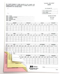 Giving Record- One Year