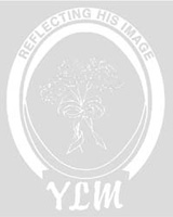 Large YLM Iron-On Transfer (White)