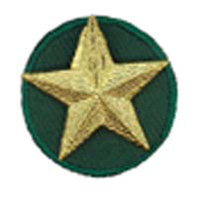 Fabric Circle Disc (Green)