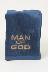 Pastor Towel - Man of God (Navy)