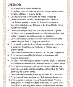 Declaration of Faith Spanish 11X17 (Print Only)