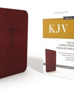 Bible KJV Thinline LP Imt Lth Burgundy