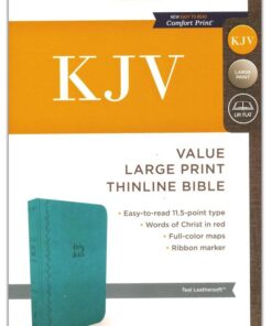 Bible KJV Thinline LP Imitation Leather Teal