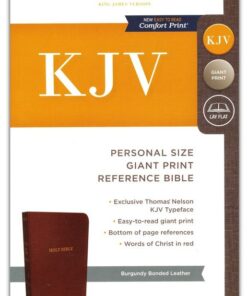 Bible KJV Ref Personal Imt Lth Blk Giant Print