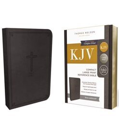 Bible KJV Thinline Imt Lth Black