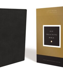 Bible KJV Preaching Calfskin Leather Black
