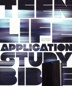Bible NLT Teen Life Application Study Imitation Leather Black/Grey