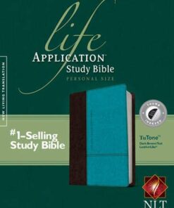 Bible NLT Life Application Personal Size Brown/Teal