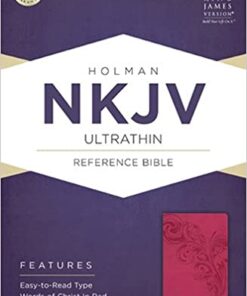 Bible NKJV Ultrathin Ref Lth Touch Pink Indx