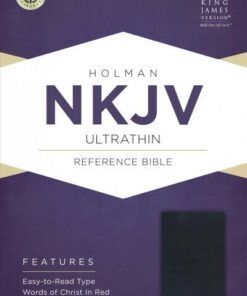 Bible NKJV Ultrathin Ref Gen Lth Blk Indx