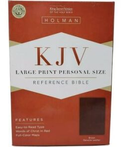 Bible KJV Personal Large Print Genuine Leather Brown