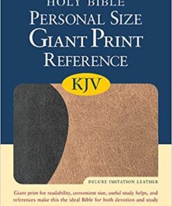 Bible KJV Personal Giant Print Imitation Leather Black/Tan