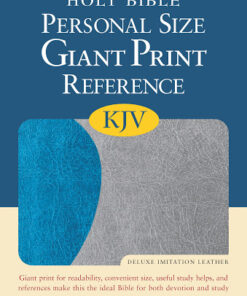 Bible KJV Person Giant Print Imitation Leather Blue/ Gray