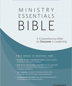 Bible Ministry Essentials KJV Genuine Leather Black