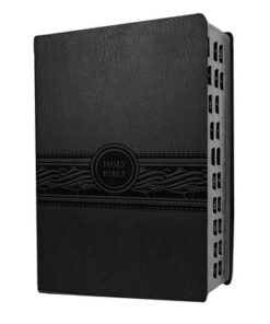 Bible MEV Personal Size LP Black Imitation Leather Index