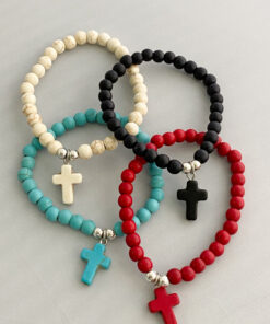Bracelet - Cross Stone