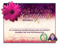 Faith Blossoming Bible Certificate (Year 1)