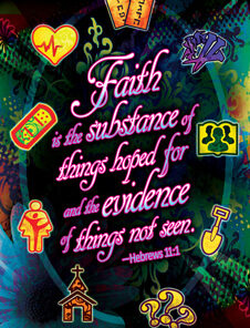 Joy Belles Faith Living Poster - Small (Year 3)