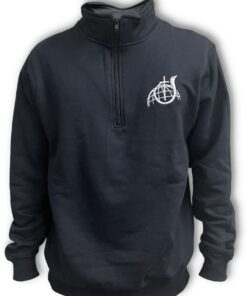 COG Sweatshirt Quarter Zip Black/Gray