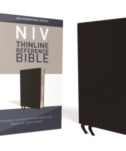 Bible NIV Thinline Ref Blk Bnd Lth Index