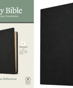 Bible NLT Thinline Ref Gen Lth Blk