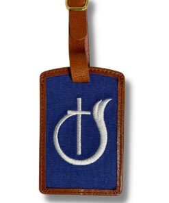 COG Luggage Tag Brown Leather