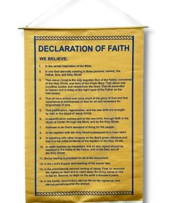 Declaration of Faith Cloth Banner