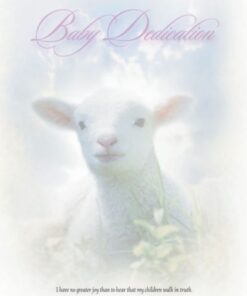 Baby Dedication Certificate (pack of 6), Lamb