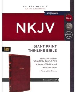 Bible NKJV Thinline GP Brown Lthsoft