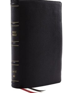 Bible NKJV Deluxe Thinline Blk Gen Lth