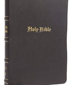 Bible KJV Thinline Gen Lth Blk LP