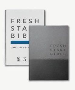 Bible NLT Fresh Start  Imt Lth Gray