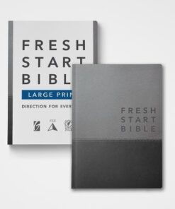 Bible NLT Fresh Start LP Imt Lth Gray