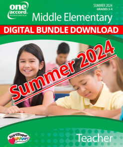 One Accord Middle Elementary Digital Bundle / Summer 2024 DIGITAL DOWNLOAD