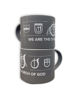 Alternative view of WACOG Mug Gray/white 16 oz