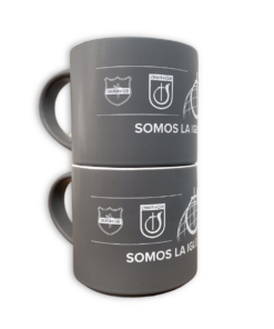 WACOG Mug Gray/white 16 oz Spanish