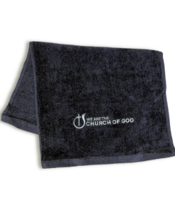 WACOG Pastor Towel Black