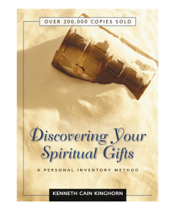 Discovering Your Spiritual Gifts