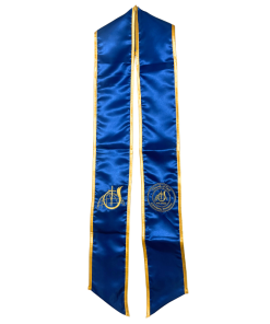 Graduation Stole with COG logo (Blue)