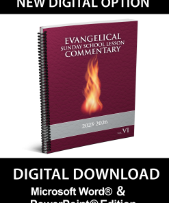 2025-26 Evangelical SS Commentary LP w/ Digital MsWord & PPT Download