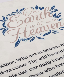 Alternative view of Prayer Shawl -  On Earth as it is in Heaven