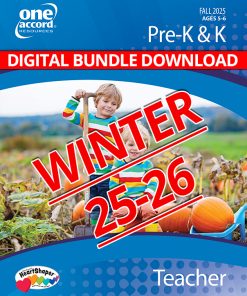 One Accord Pre-K & K Digital Bundle / Winter 2025 DIGITAL DOWNLOAD
