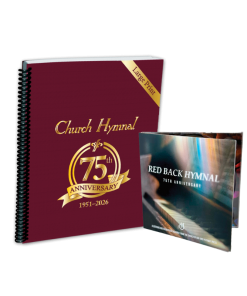 75th Anniversary Large Print Hymnal & CD Bundle