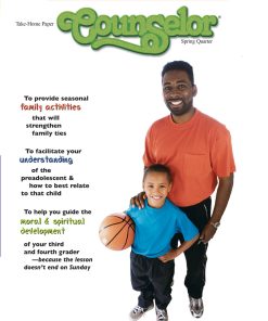 Spirit Life Middler Counselor, Take Home Paper / Spring 2026